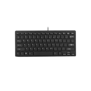 Enter USB WIRED SLIM KEYBOARD WITH CHOCOLATE KEYS(TYPIST MINI) Wired USB Tenkeyless Laptop Keyboard Compatible with Desktop, Laptop, Mac Rainbow  (Black)
